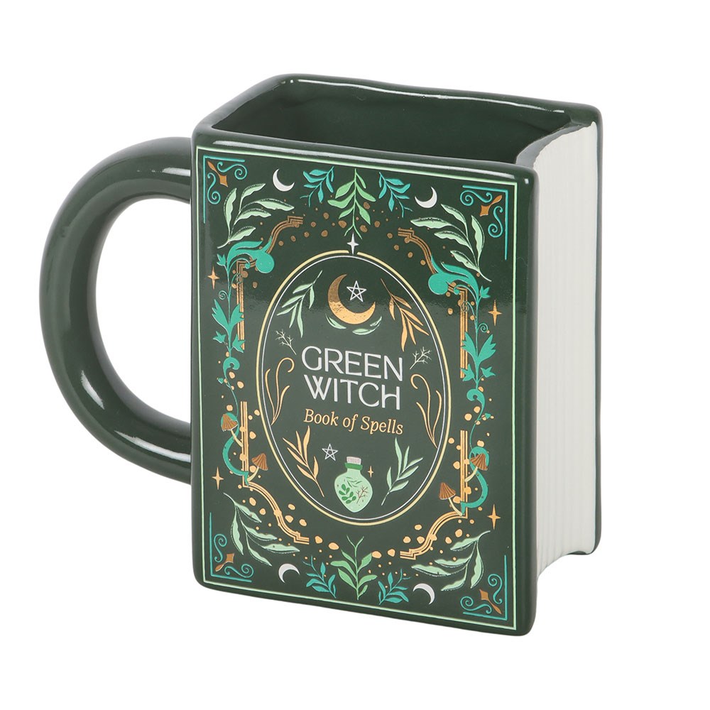 Cana în Forma de Carte - Green Witch