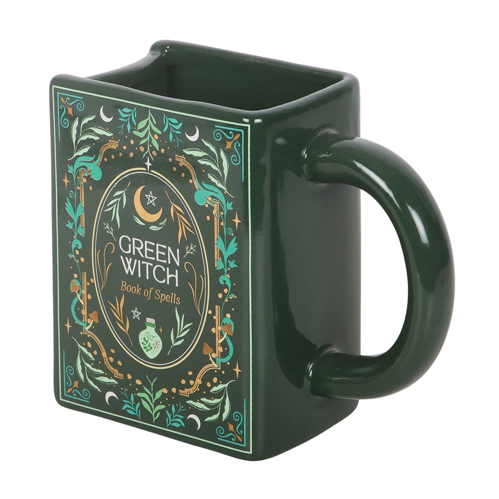 Cana în Forma de Carte - Green Witch